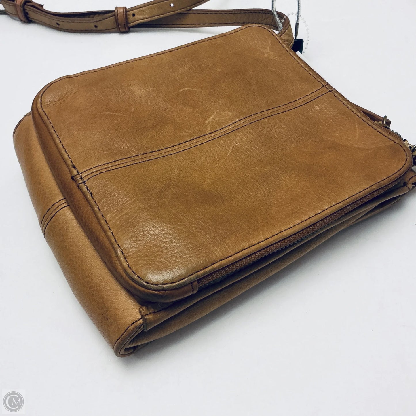 Crossbody Leather By Clothes Mentor, Size: Small