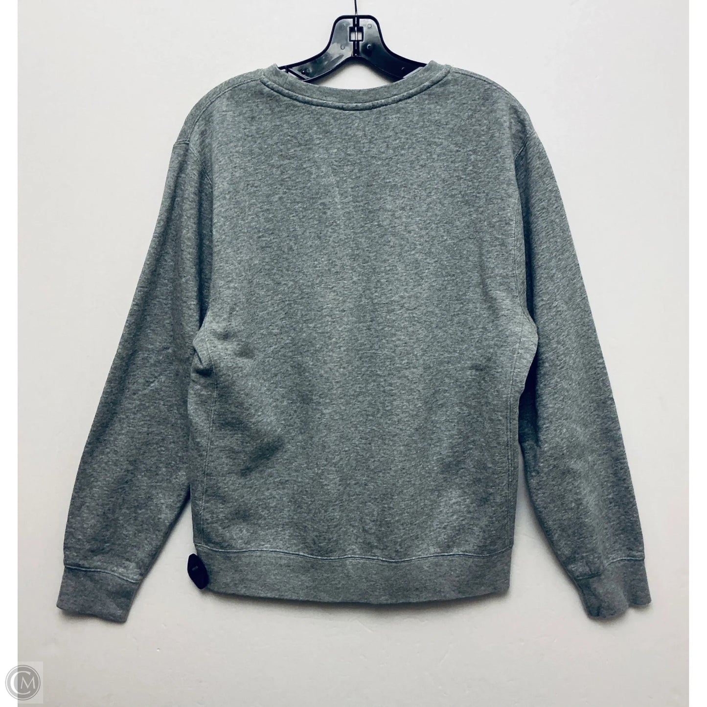 Sweatshirt Crewneck By Nike Apparel In Grey, Size: S
