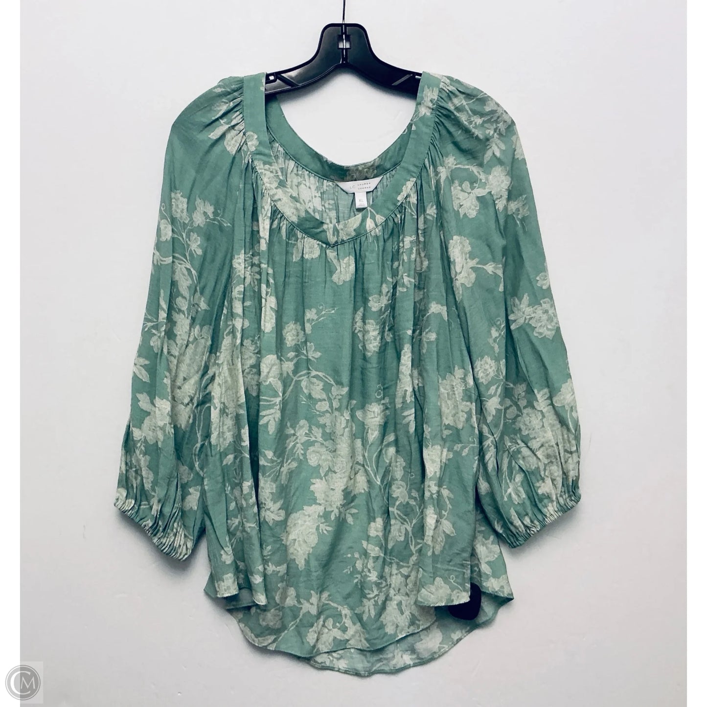 Top Long Sleeve By Clothes Mentor In Green, Size: Xl
