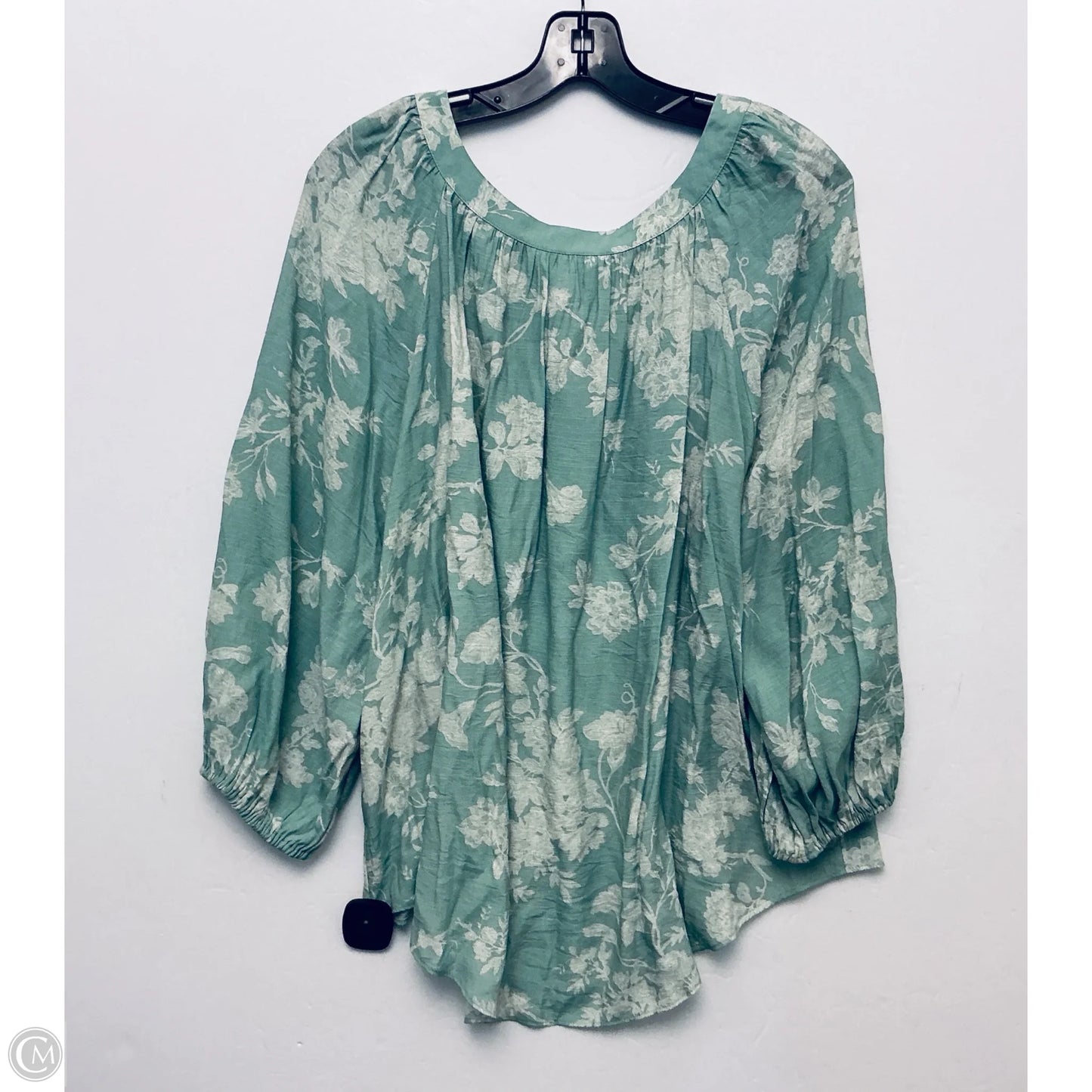Top Long Sleeve By Clothes Mentor In Green, Size: Xl
