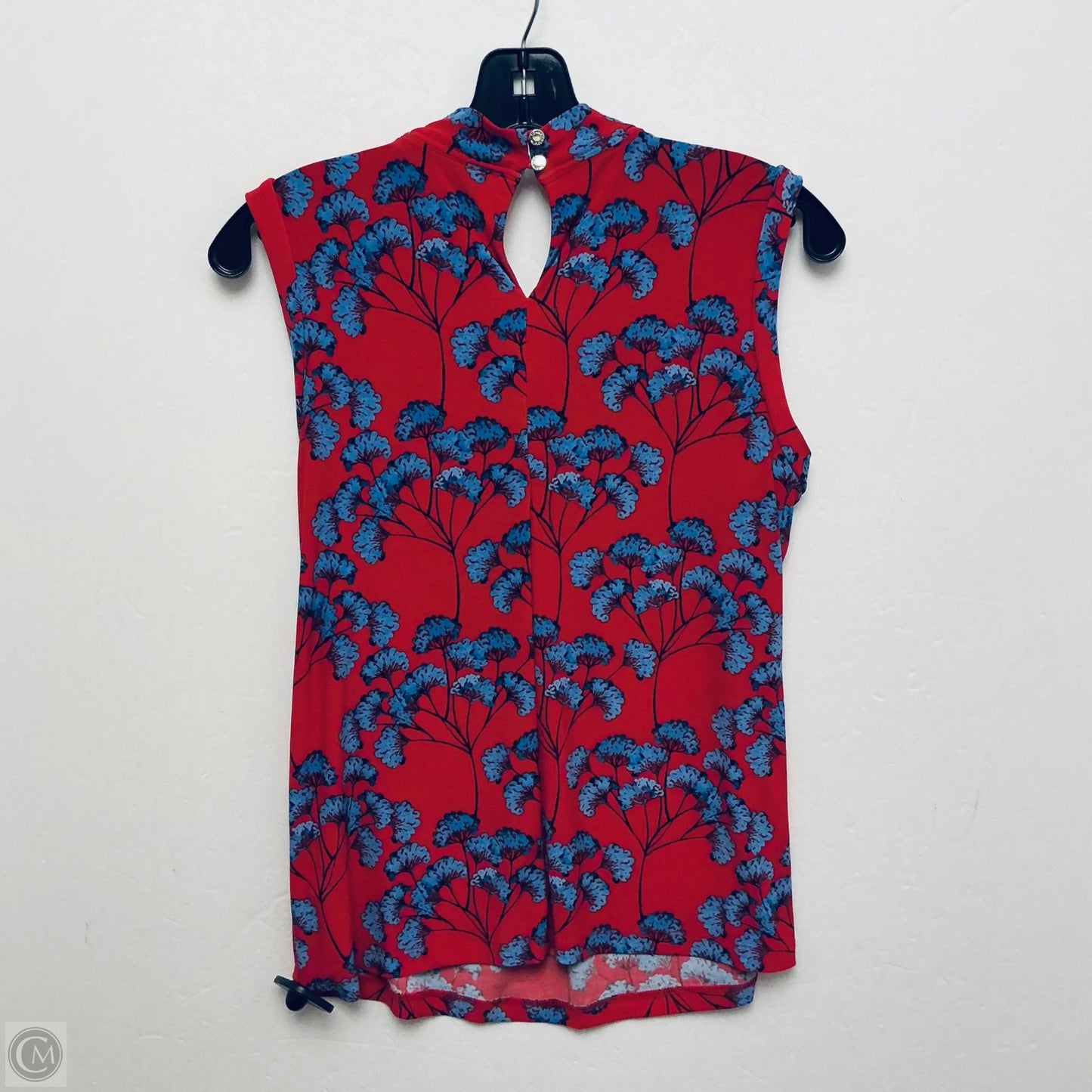 Top Sleeveless By Tommy Hilfiger In Floral Print, Size: S