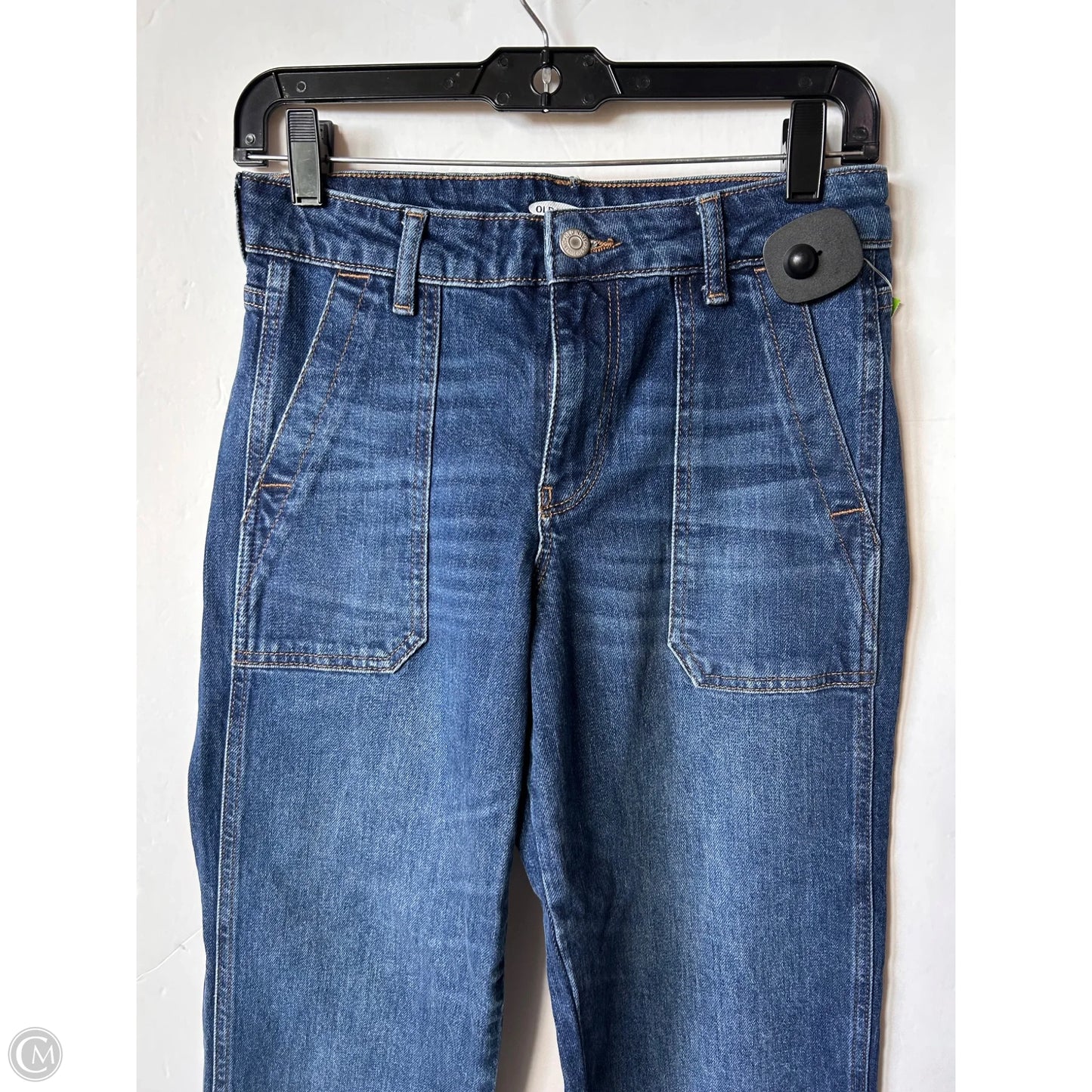 Jeans Skinny By Old Navy In Blue Denim, Size: 0