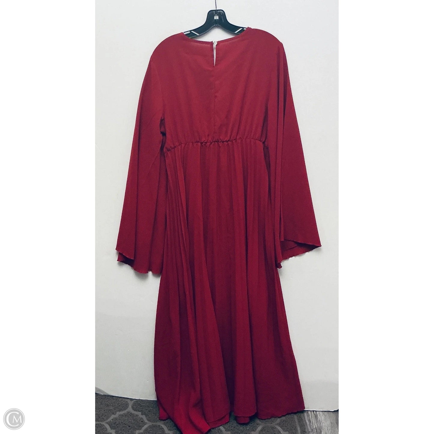 Dress Casual Midi By Shein In Red, Size: Xl