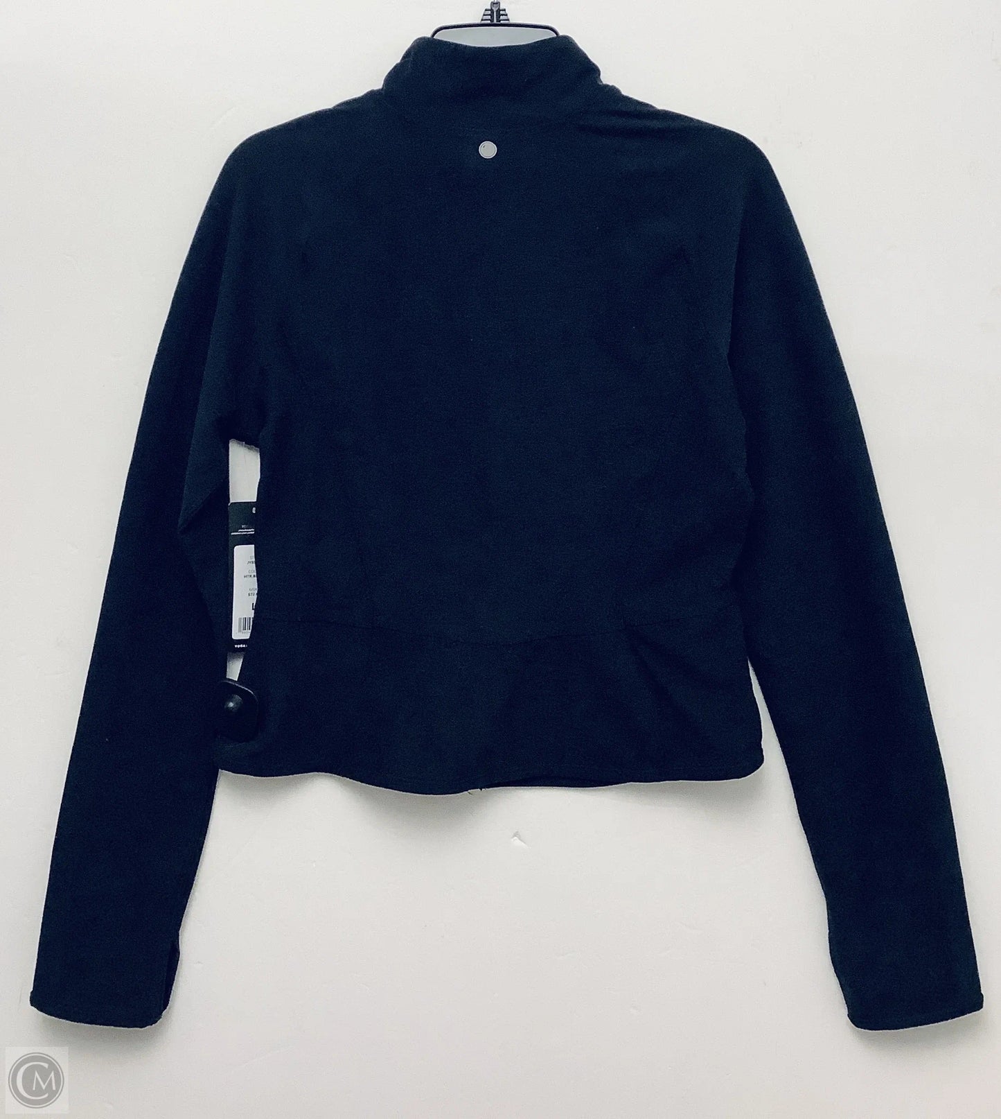 Athletic Jacket By Yogalicious In Black, Size: L