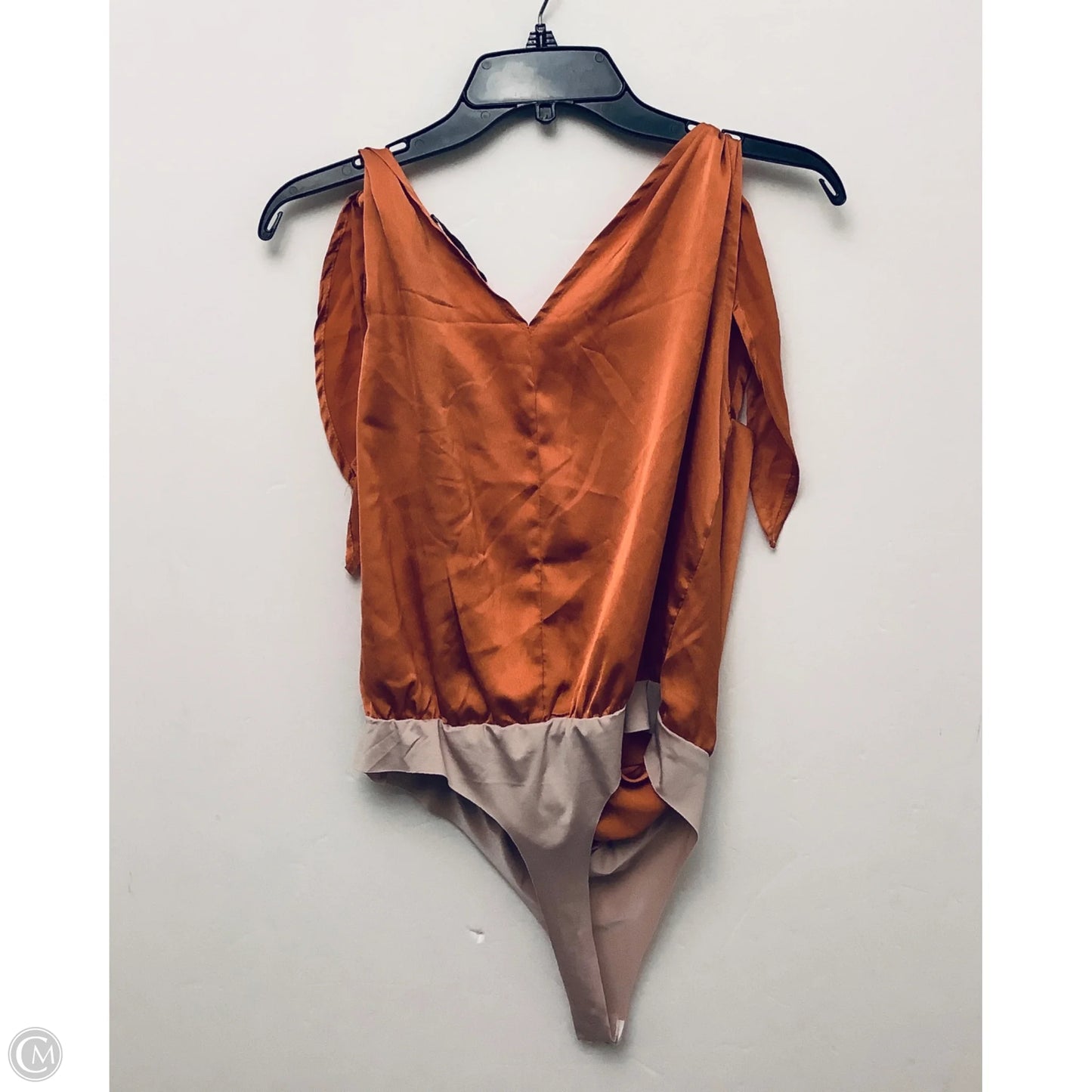 Bodysuit By Clothes Mentor In Orange, Size: L