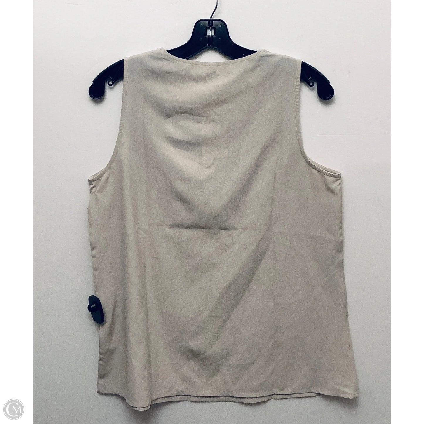 Top Sleeveless By Clothes Mentor In Tan, Size: S