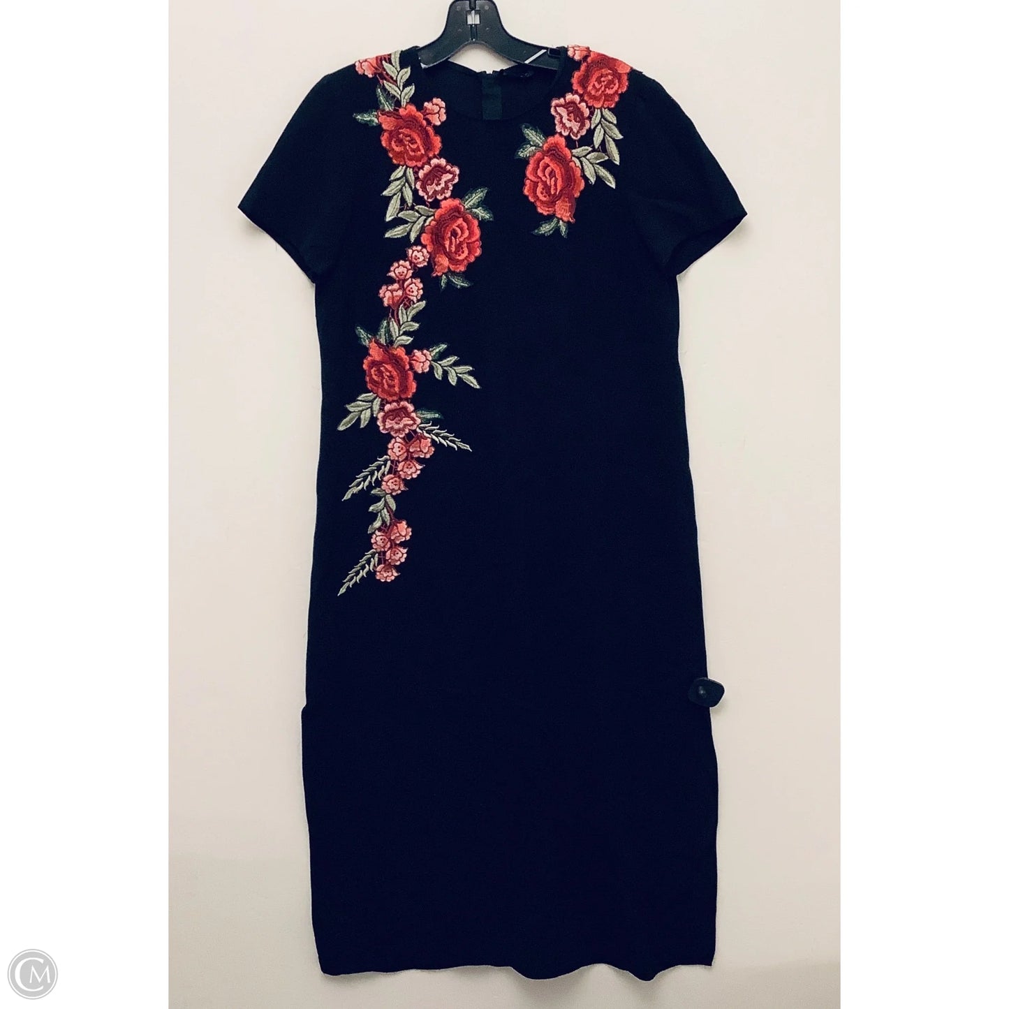 Dress Casual Short By Zara Women In Black, Size: L