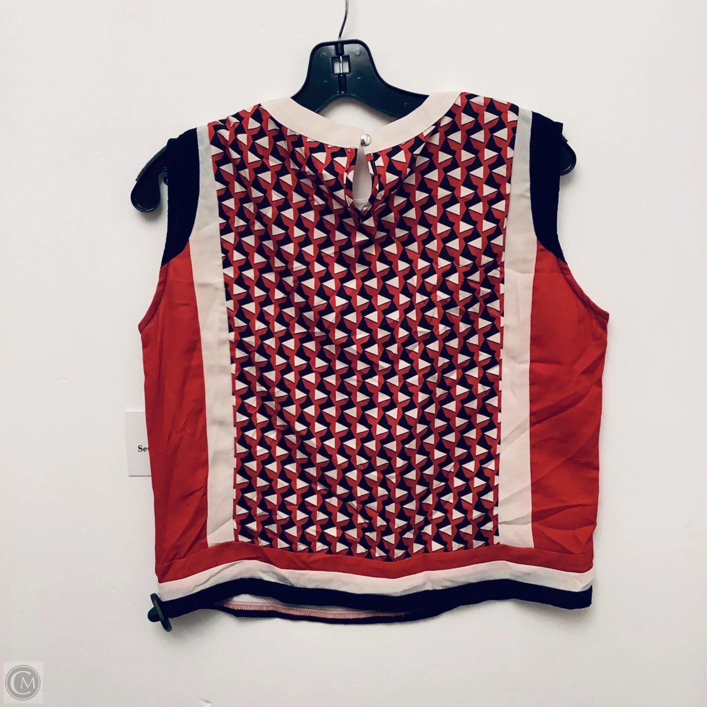 Top Sleeveless By Seven 7 In Multi-colored, Size: S