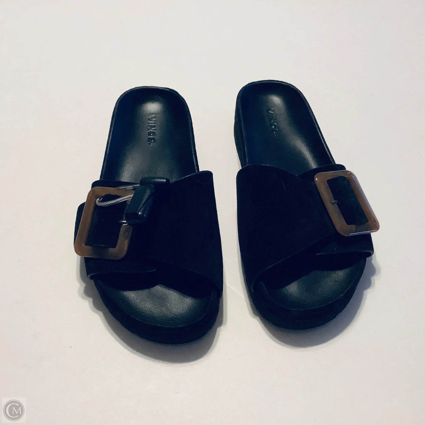Sandals Flats By Vince In Black, Size: 7