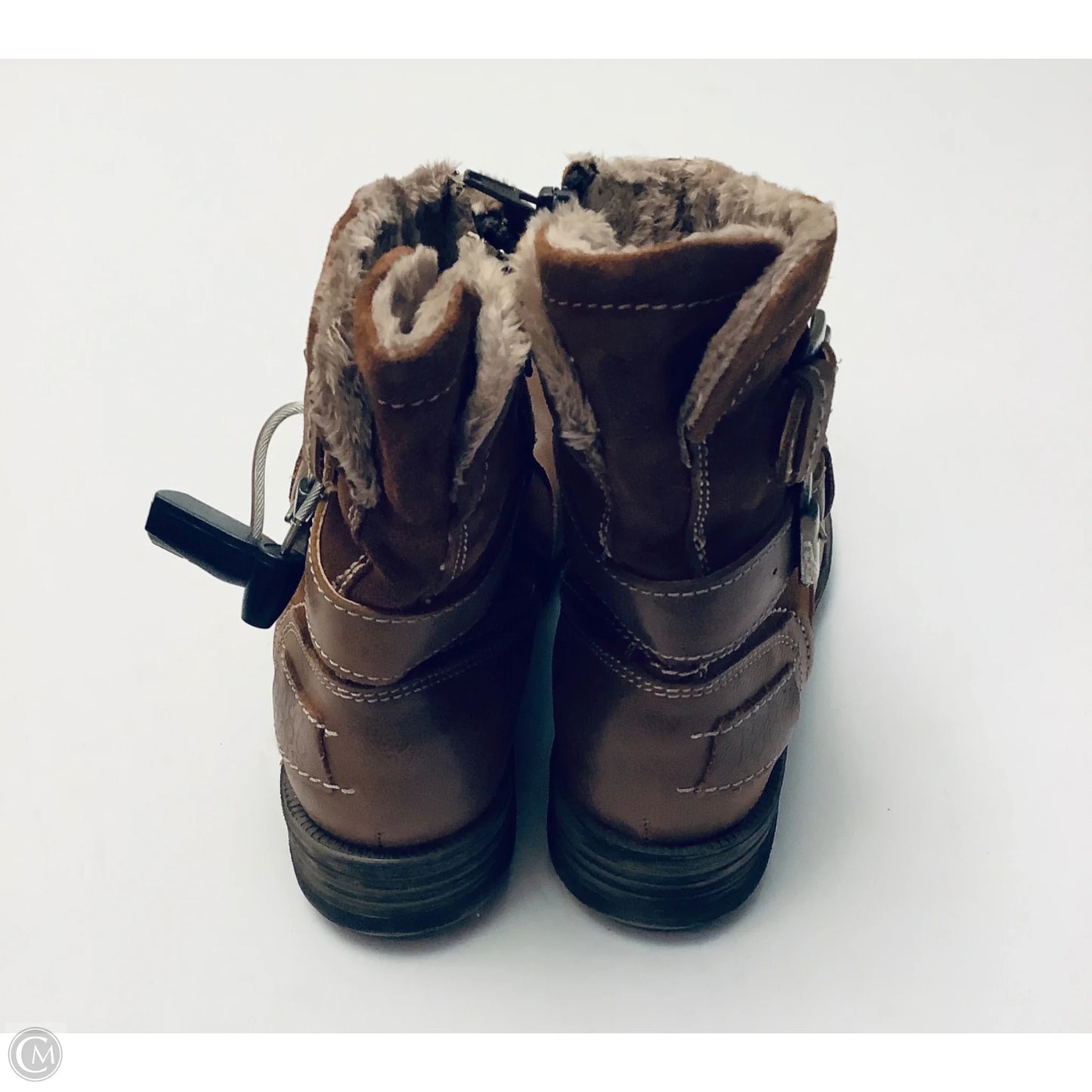 Boots Leather By Josef Seibel In Brown, Size: 7