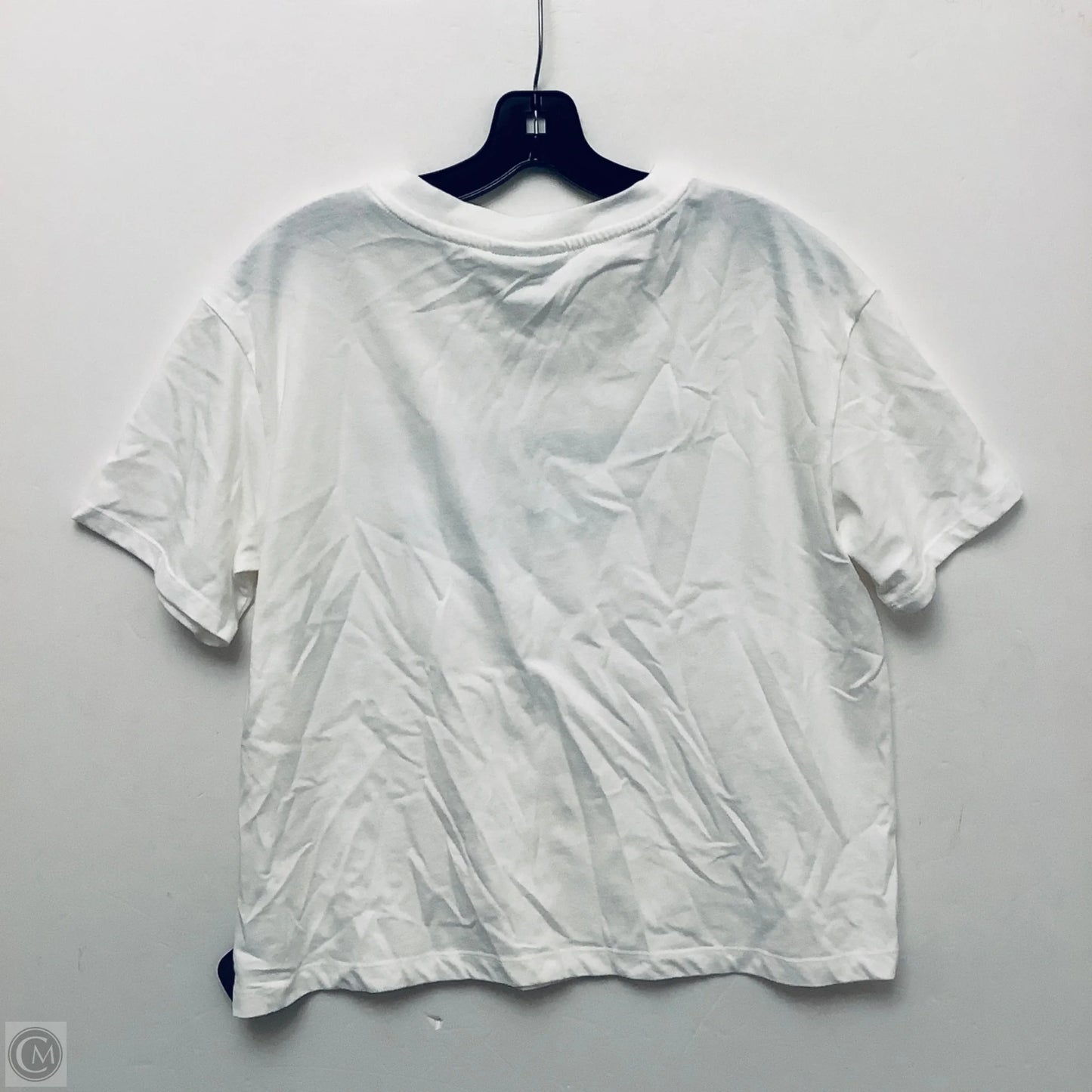 Top Short Sleeve Designer By Kate Spade In White, Size: M