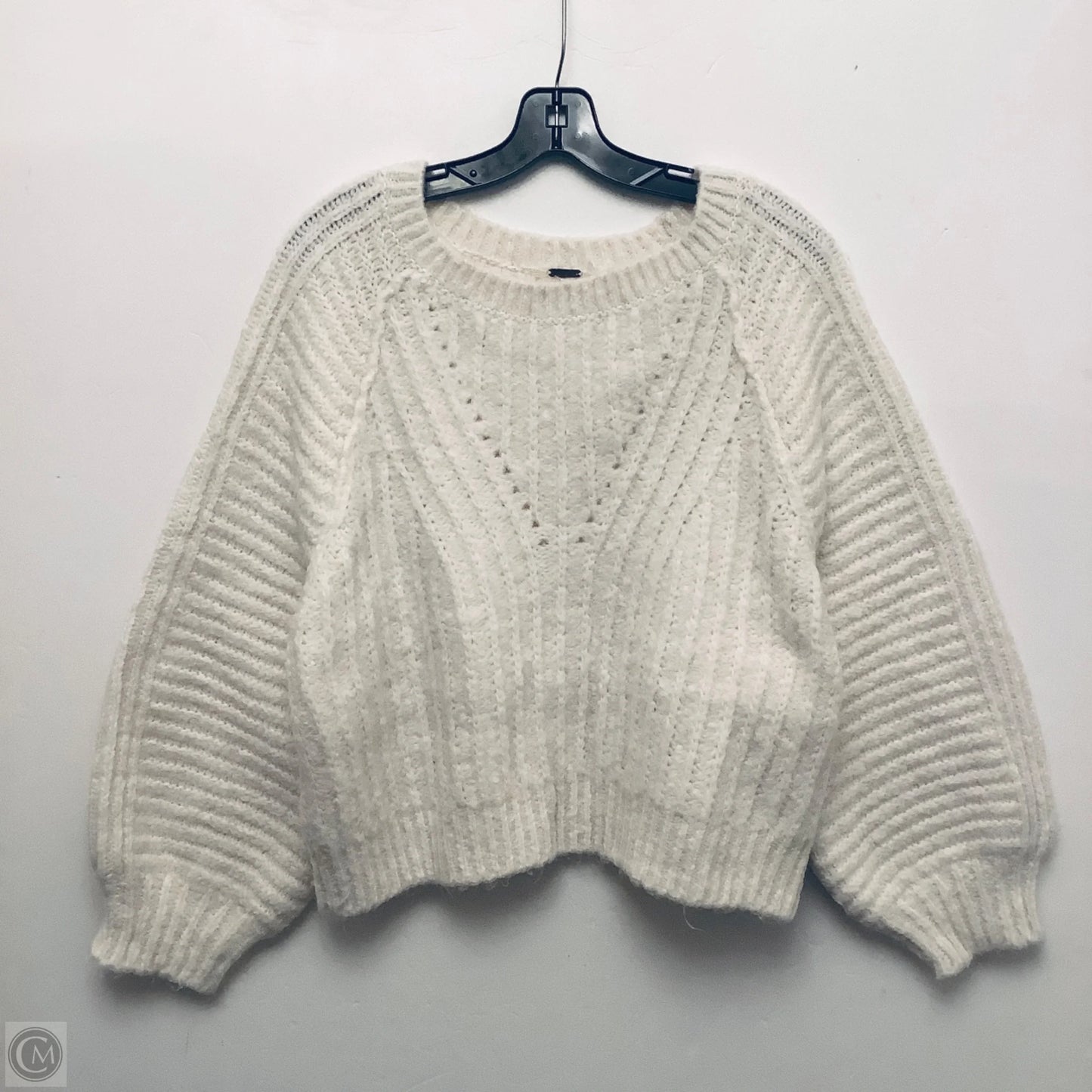 Sweater By Free People In White, Size: M