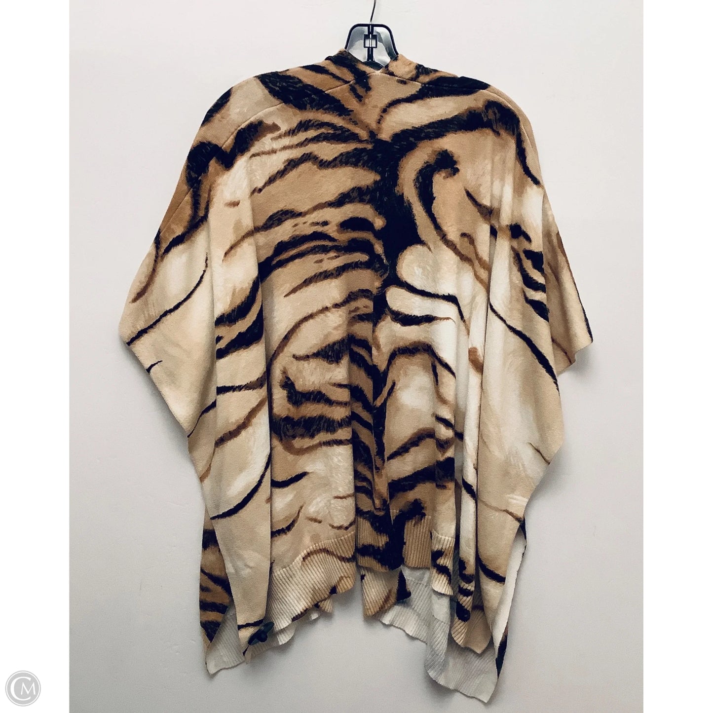 Sweater Cardigan By Chicos In Animal Print, Size: M