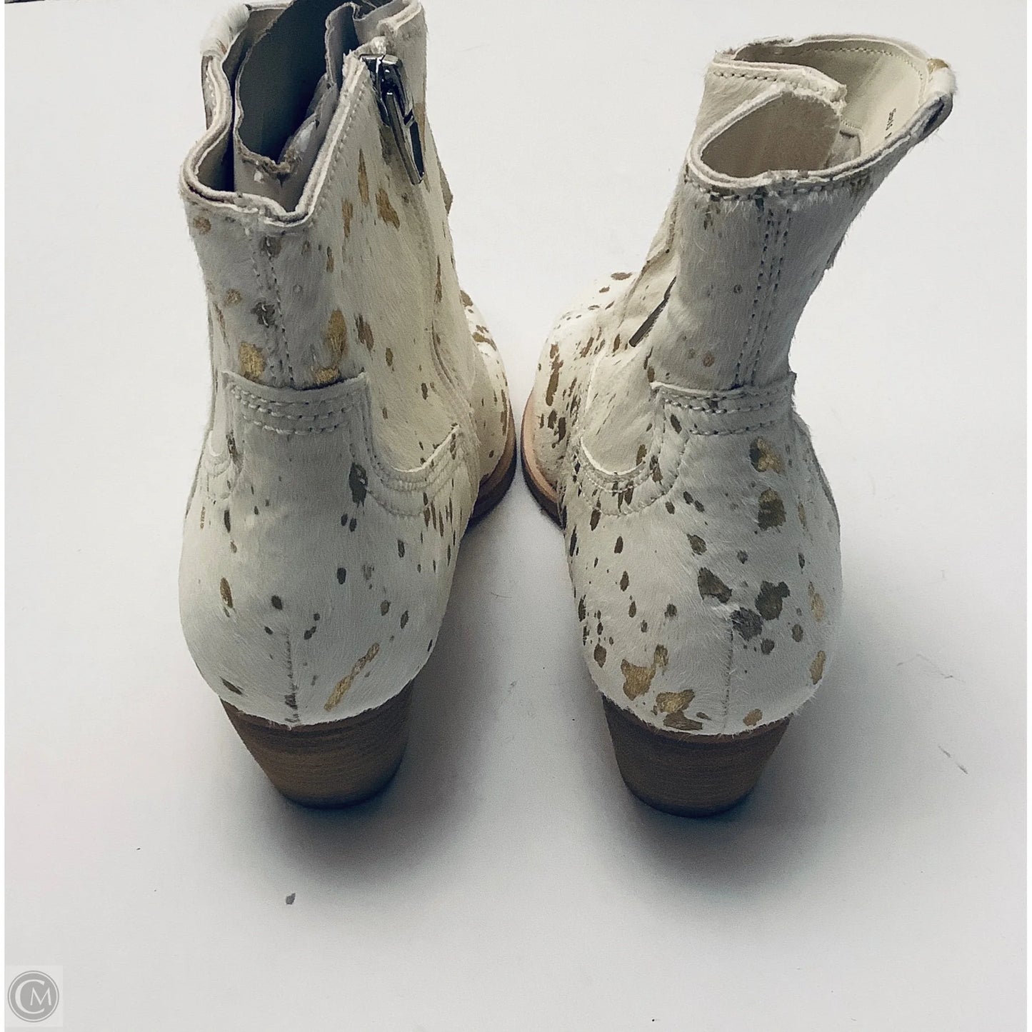 Boots Ankle Heels By Dolce Vita In Animal Print, Size: 9.5
