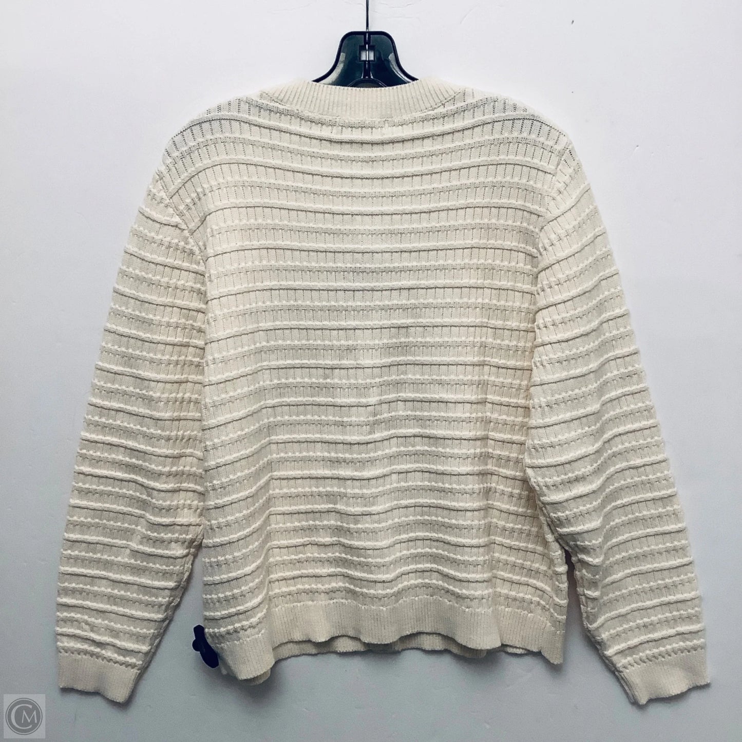 Sweater By Clothes Mentor In Cream, Size: Xxl