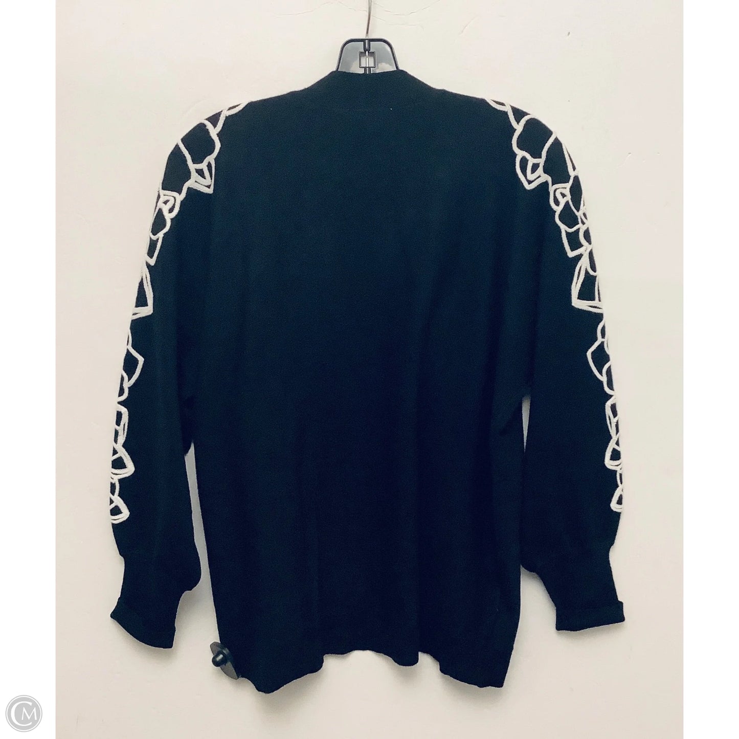 Sweater By Chicos In Black, Size: M