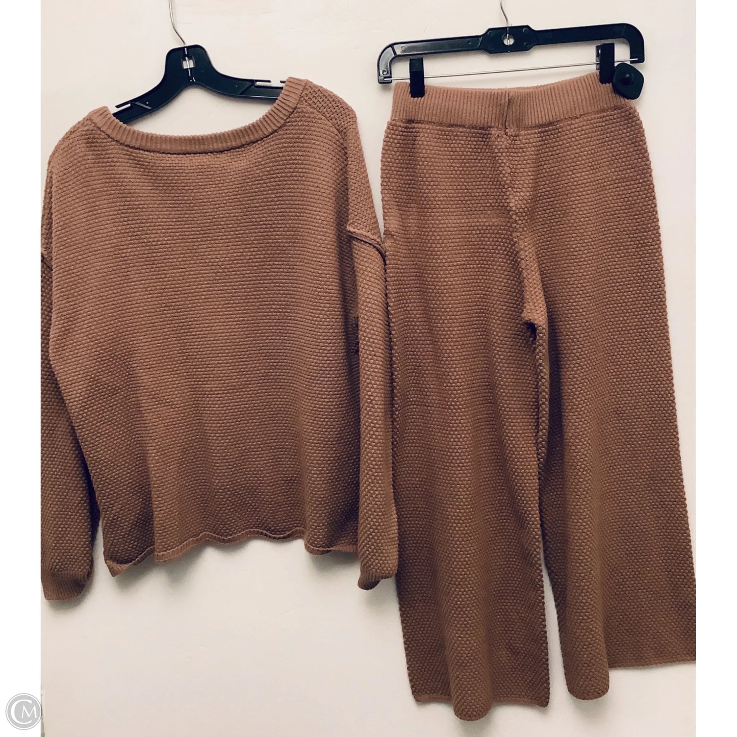 Pants Set 2pc By Clothes Mentor In Brown, Size: M