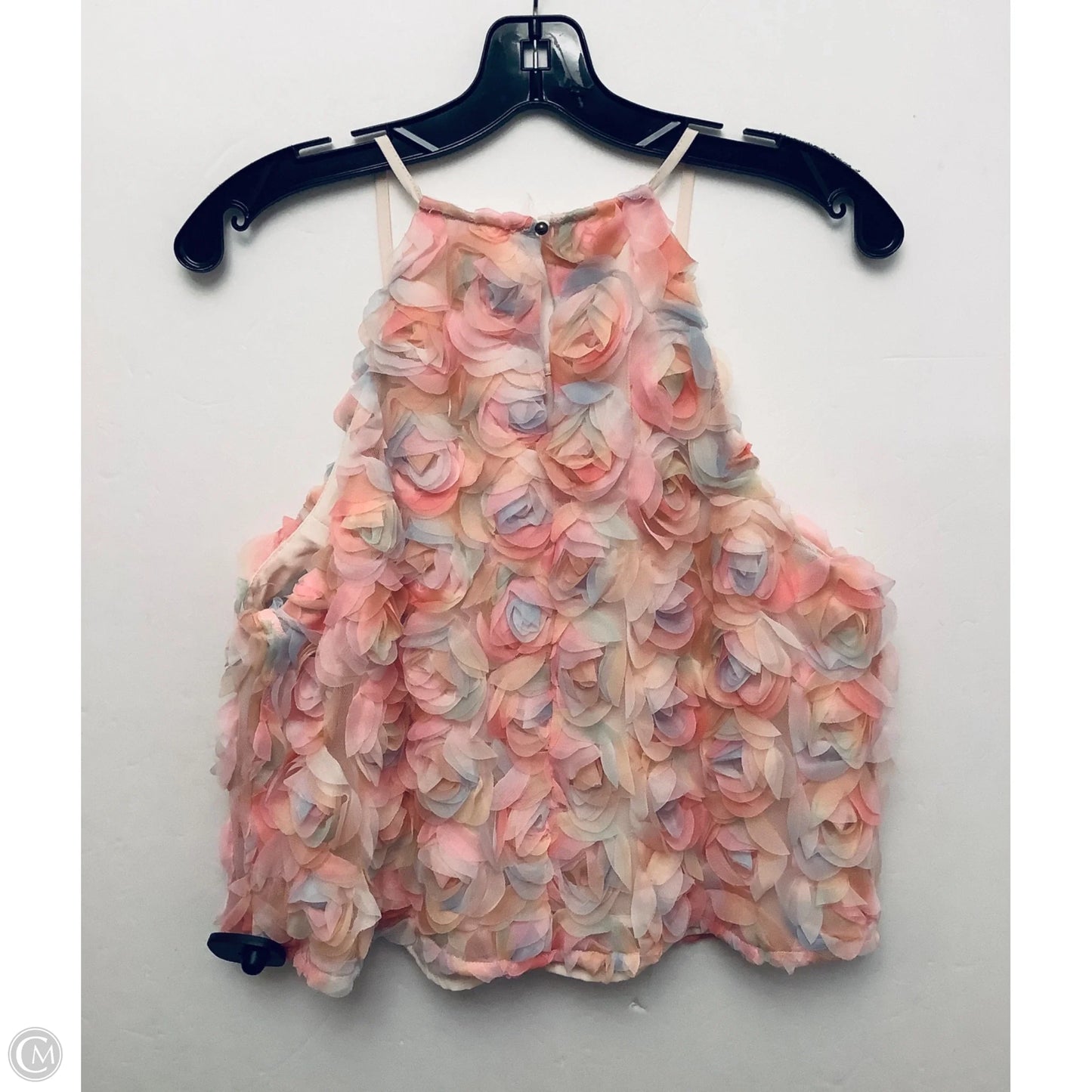 Top Sleeveless By Entro In Floral Print, Size: L