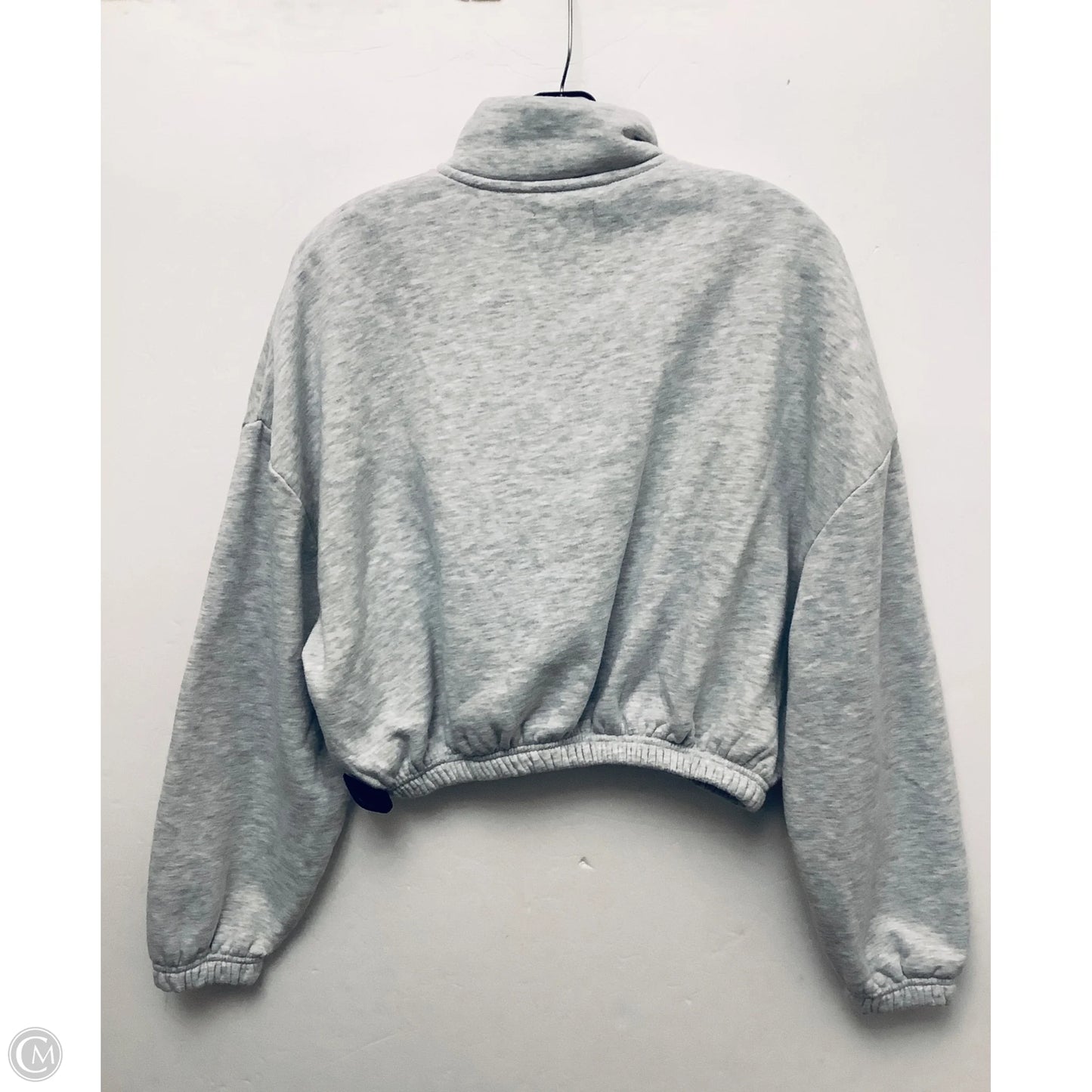 Sweatshirt Crewneck By Clothes Mentor In Grey, Size: M