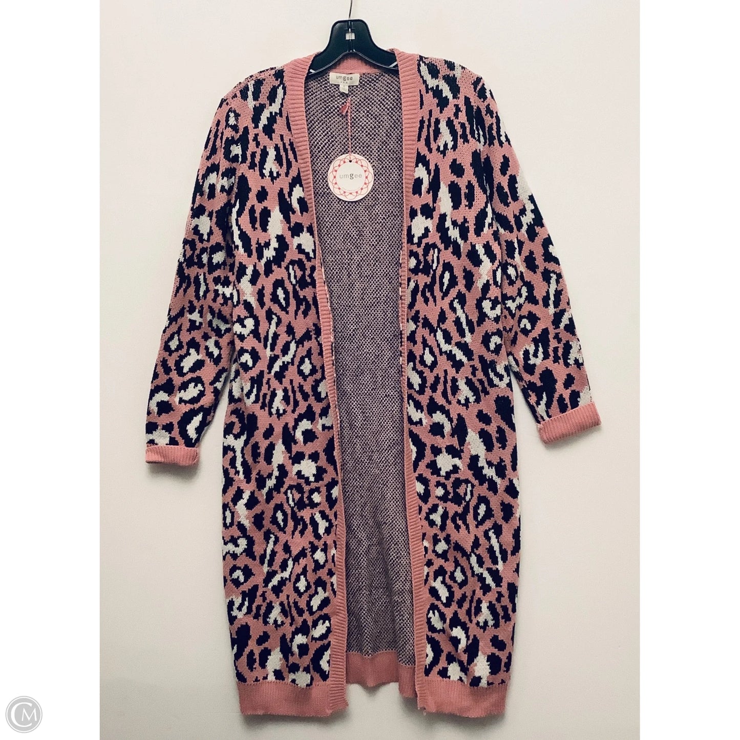 Sweater Cardigan By Umgee In Animal Print, Size: S