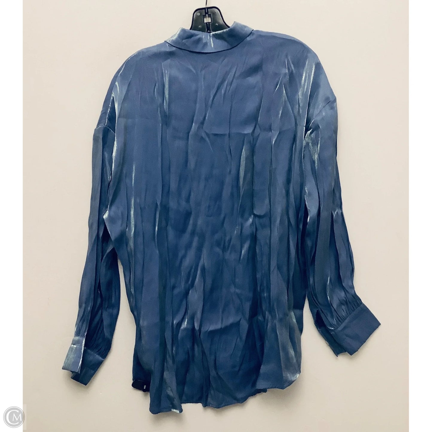 Top Long Sleeve By Blue Blush In Blue, Size: M