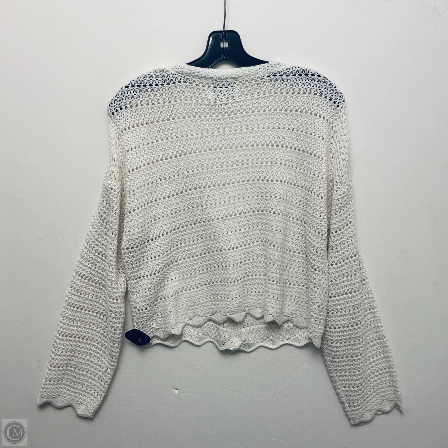 Sweater By Pink Rose In White, Size: S
