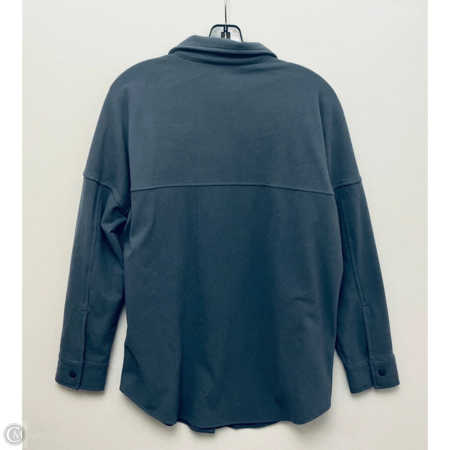 Jacket Shirt By Mondetta In Blue, Size: M