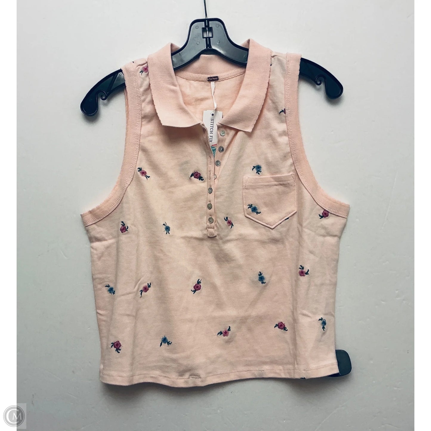 Top Sleeveless By Free People In Pink, Size: Xl