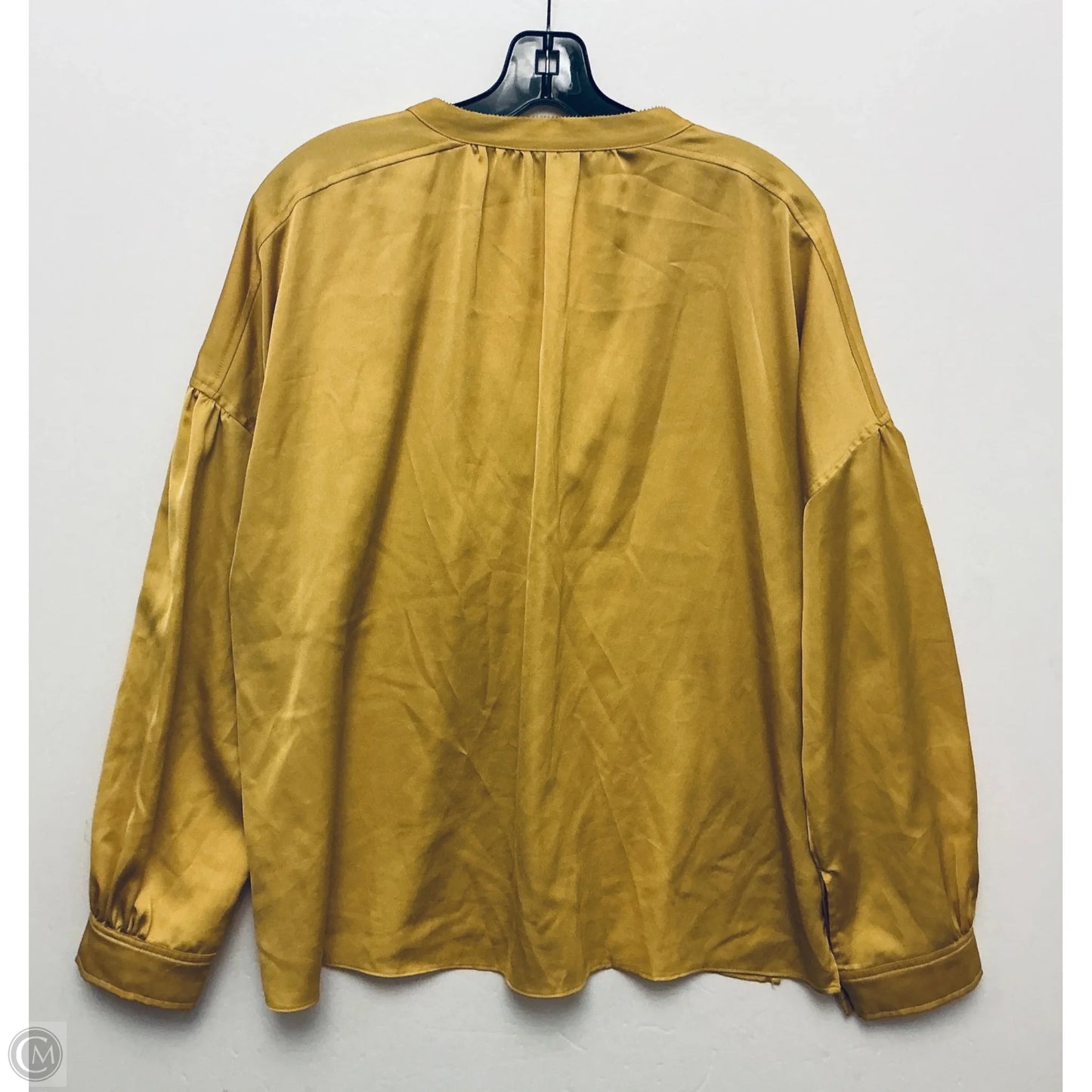 Top Long Sleeve By Clothes Mentor In Yellow, Size: L