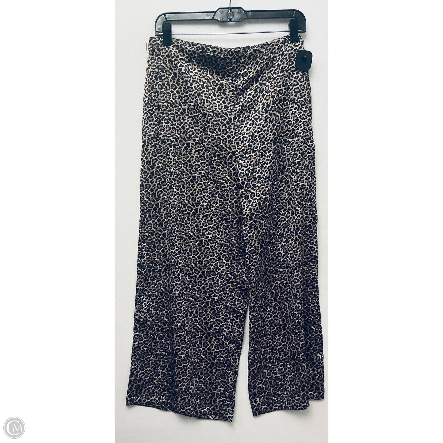 Pants Set 2pc By Nicole Miller In Animal Print, Size: L
