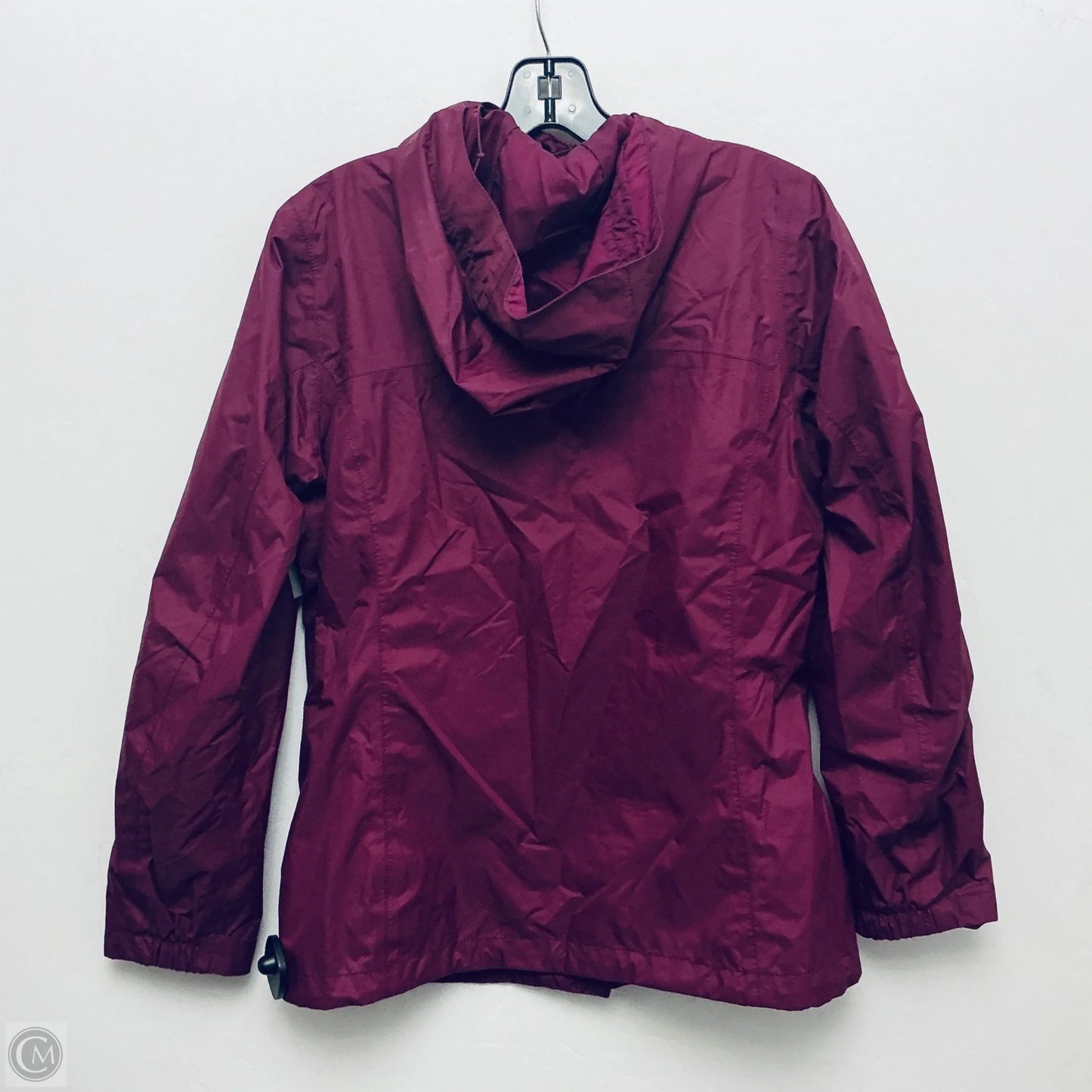 Jacket Windbreaker By Columbia In Purple & Red, Size: S