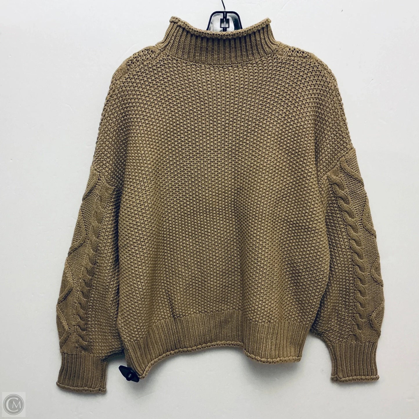 Sweater By Clothes Mentor In Brown, Size: L