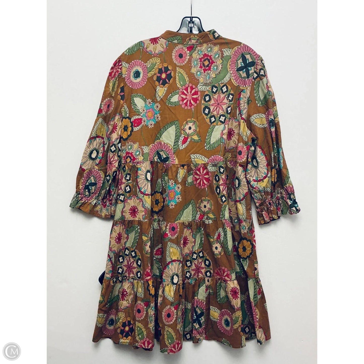 Dress Casual Short By Uncle Frank In Floral Print, Size: L