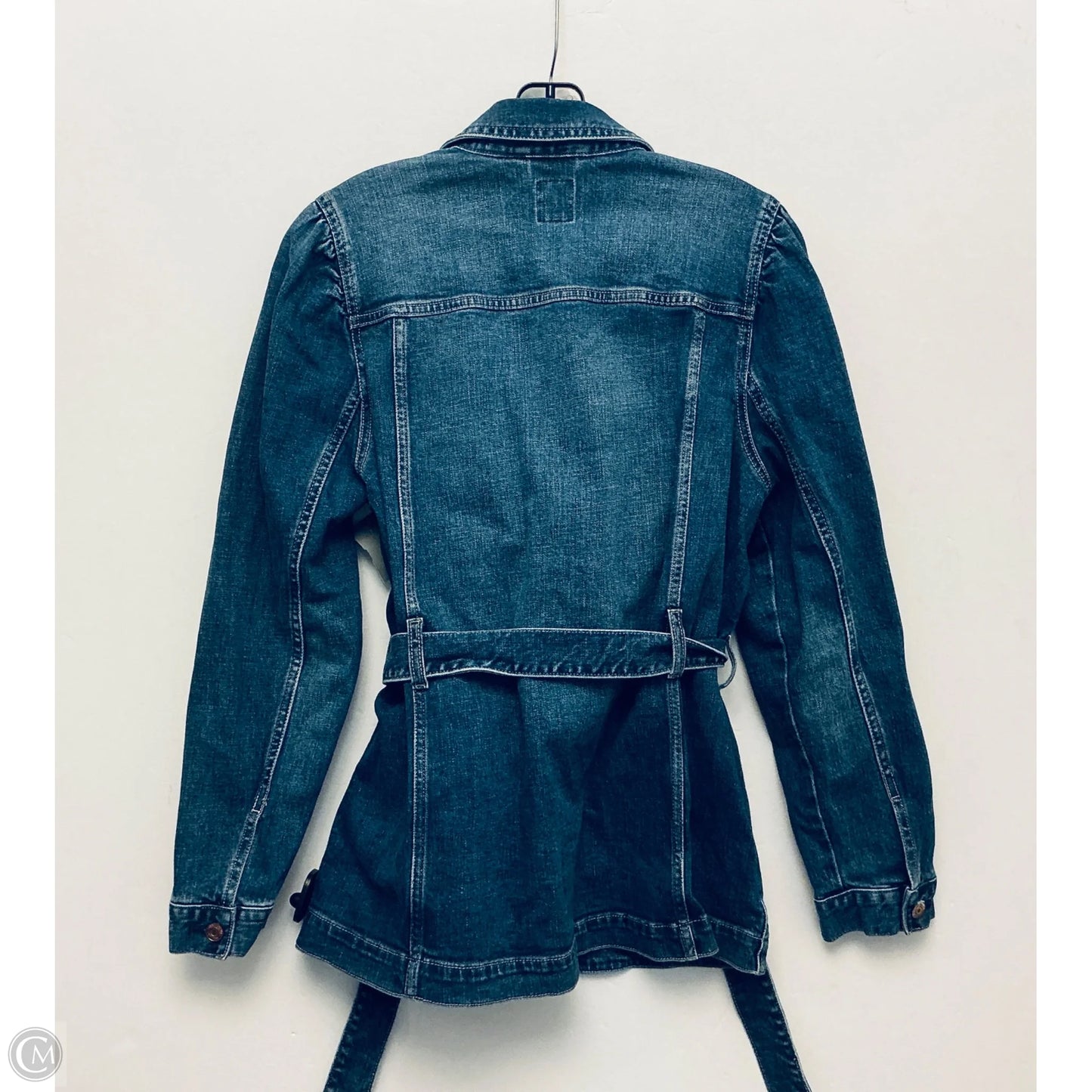 Jacket Denim By Gap In Blue Denim, Size: L