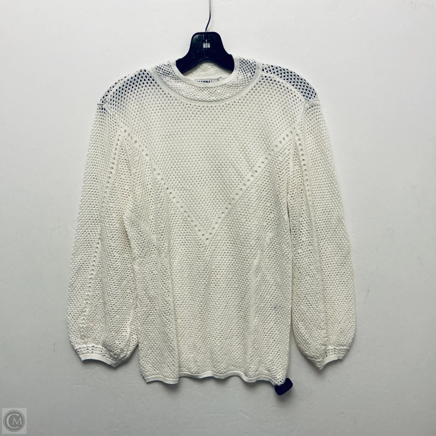 Top Long Sleeve By White House Black Market In White, Size: S