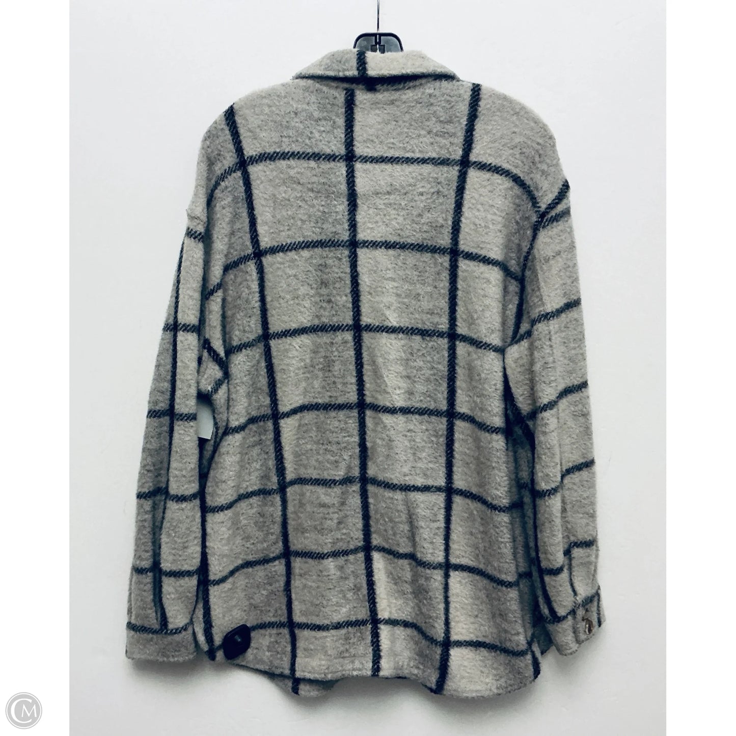 Jacket Fleece By Z Supply In Grey, Size: L
