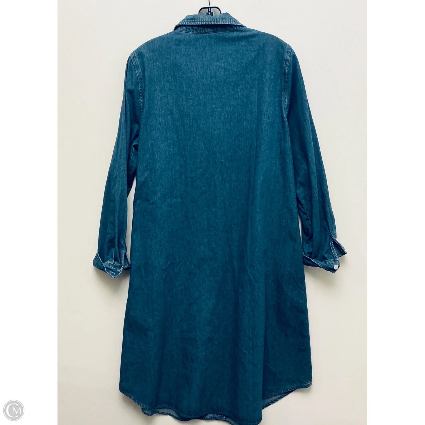 Dress Casual Maxi By Clothes Mentor In Blue Denim, Size: L