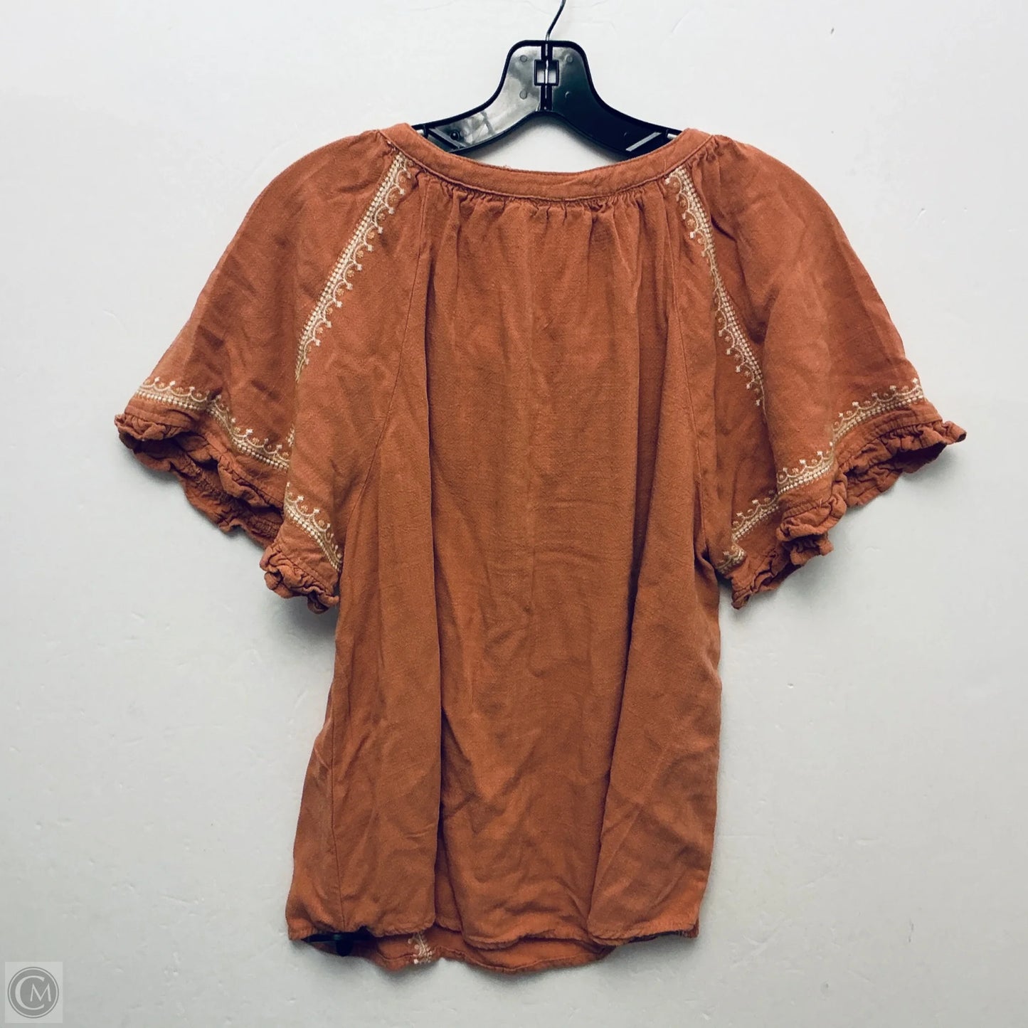 Top Short Sleeve By Umgee In Pink, Size: S
