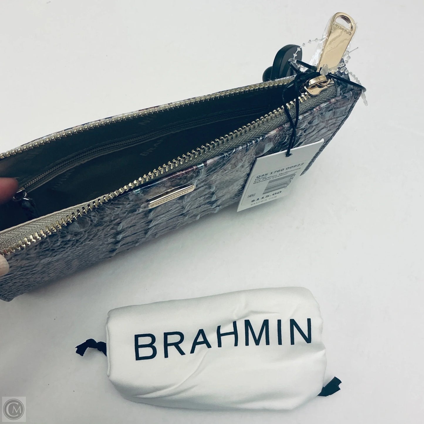 Wristlet Designer By Brahmin, Size: Large