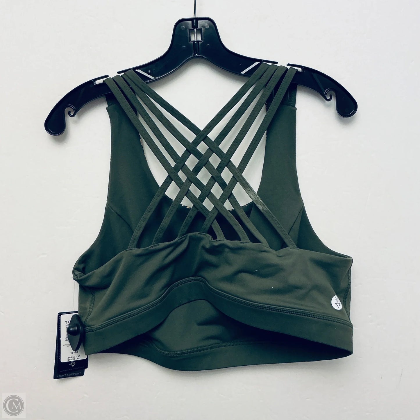 Athletic Bra By Torrid In Green, Size: 2x