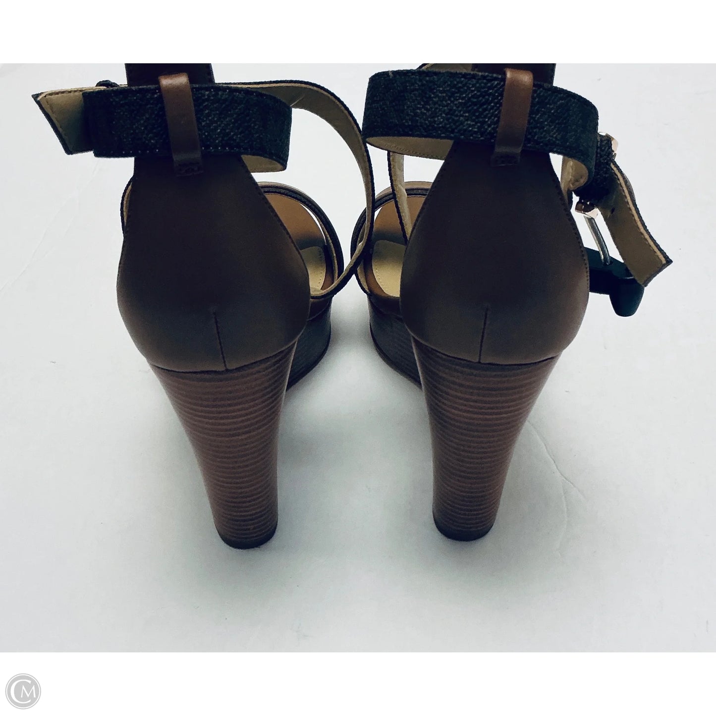 Sandals Designer By Michael Kors In Brown, Size: 9