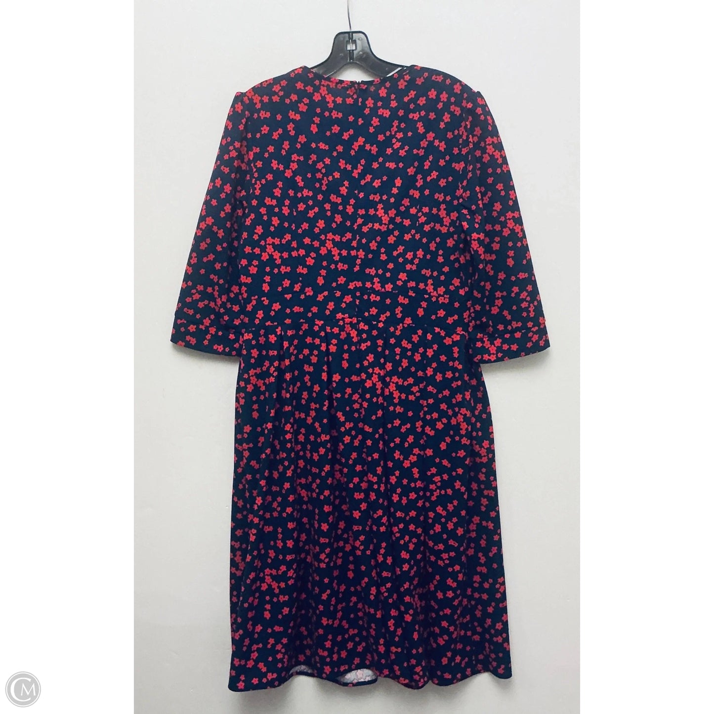 Dress Casual Midi By Clothes Mentor In Floral Print, Size: L
