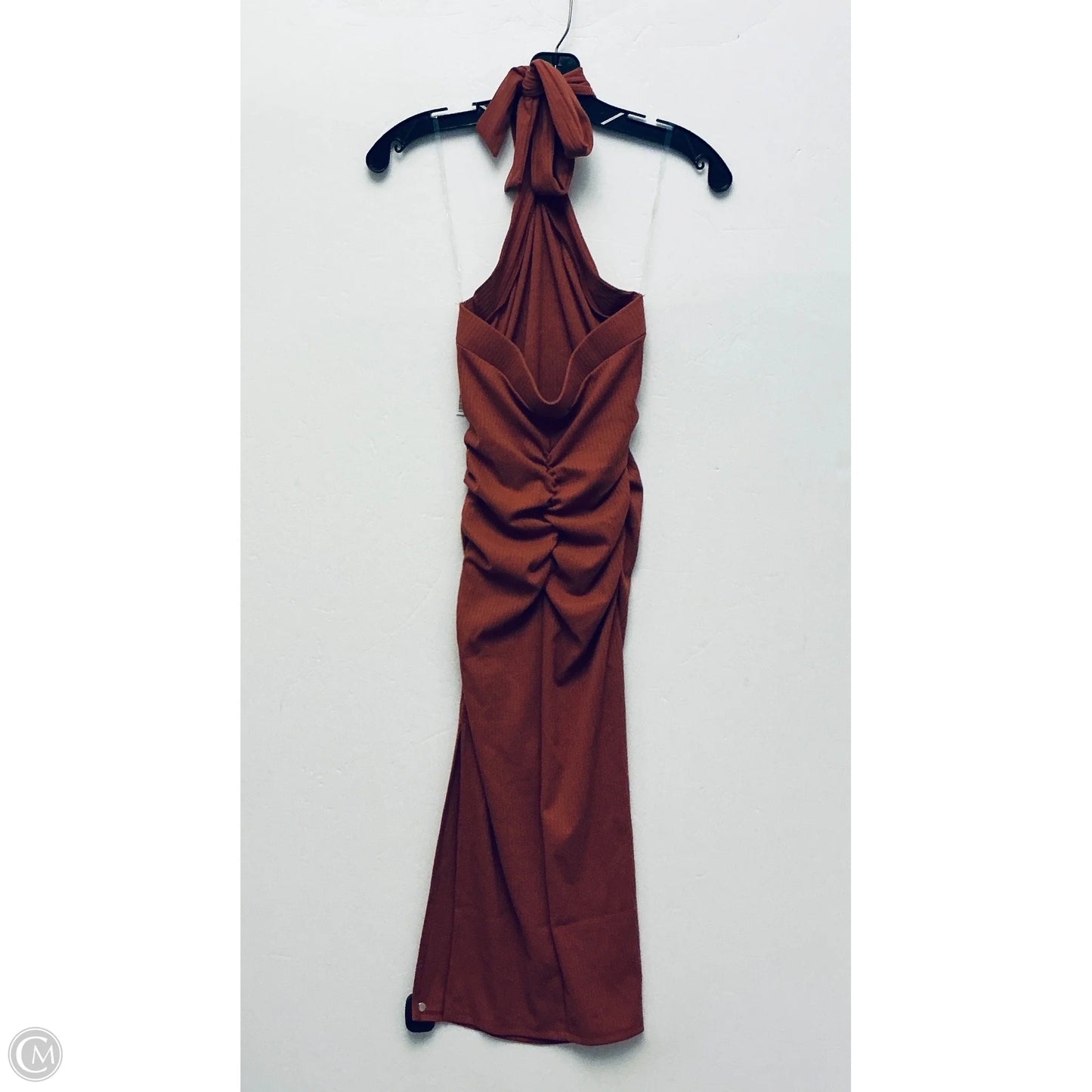 Dress Casual Short By Fashion Nova In Orange & Red, Size: M