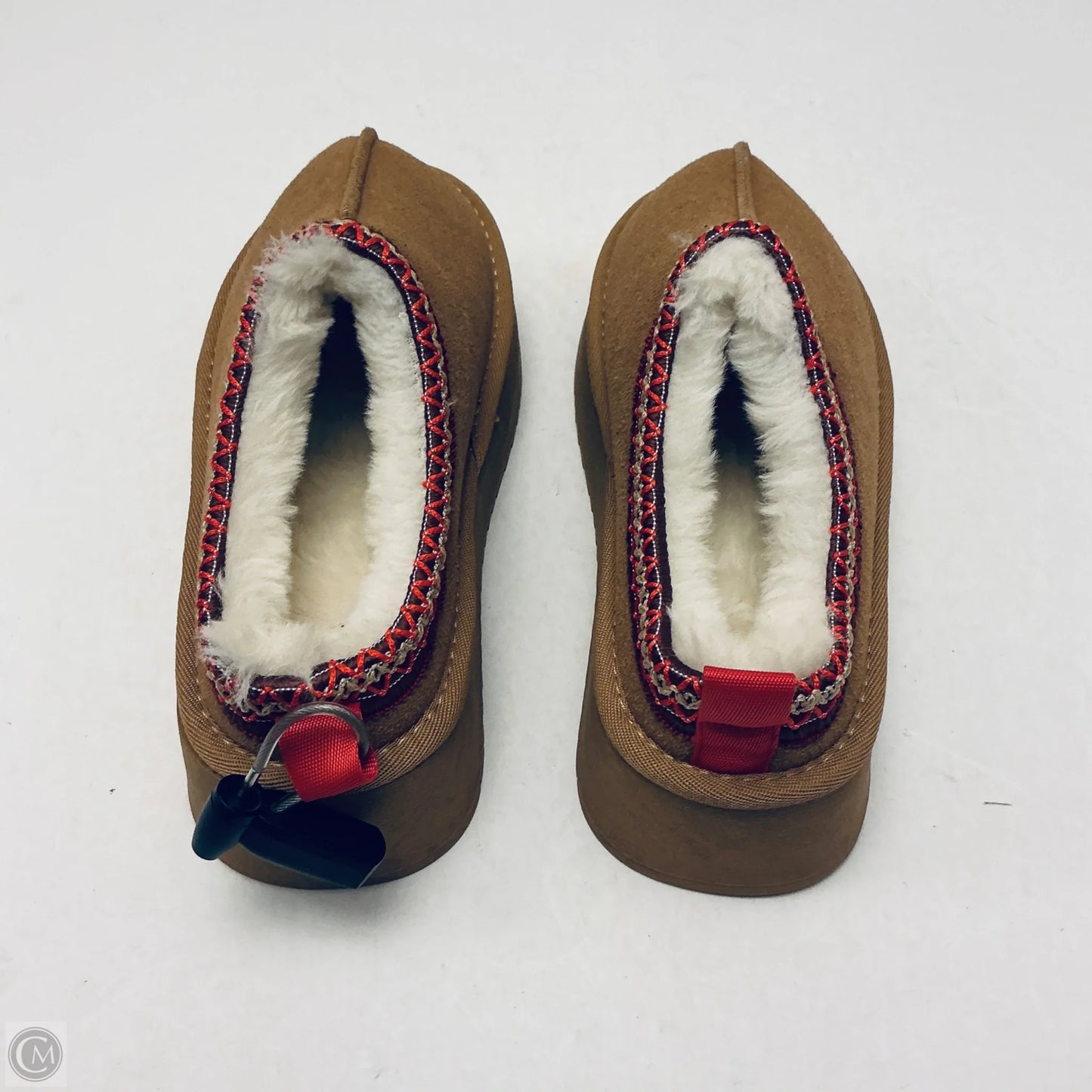 Sandals Flats By Clothes Mentor In Brown, Size: 7