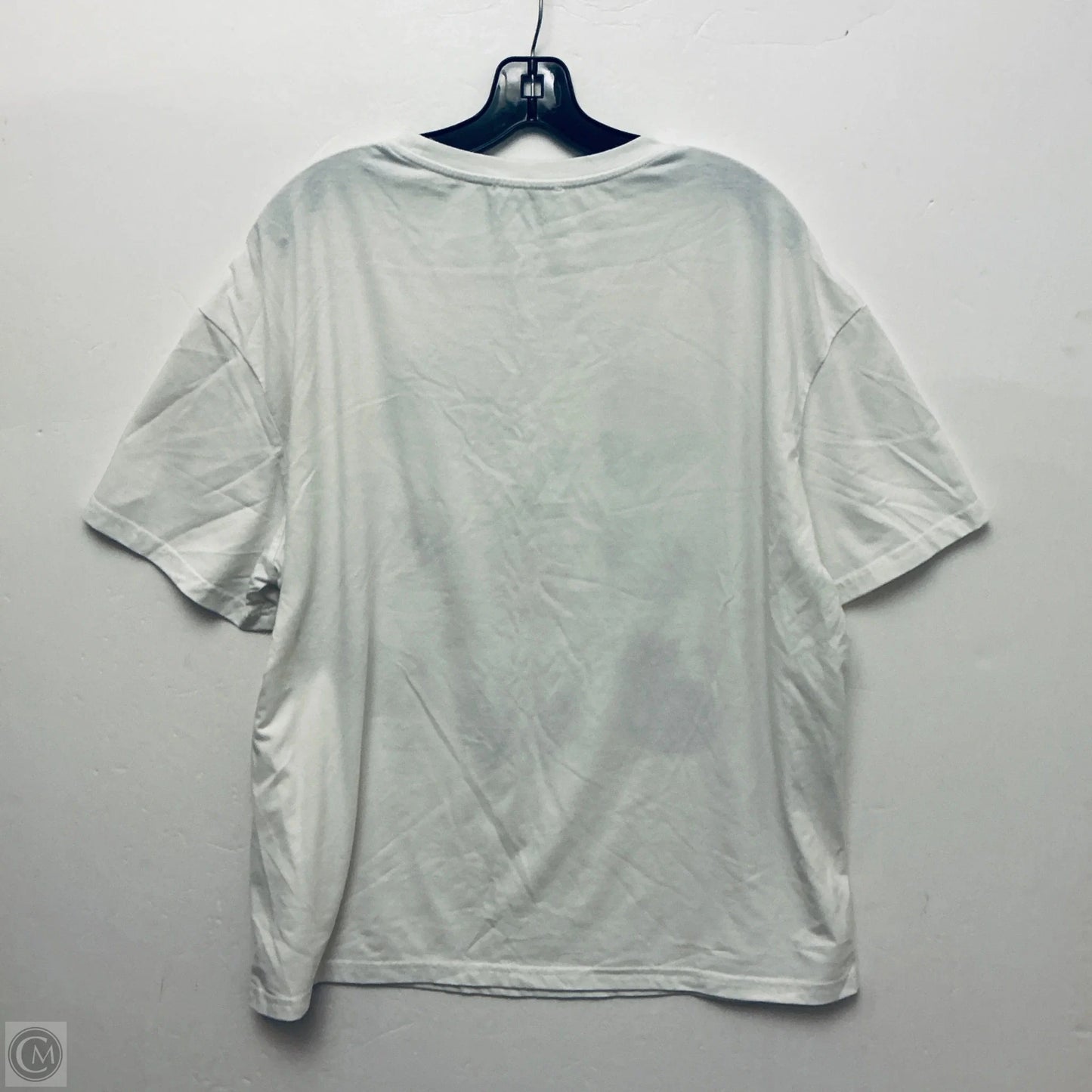 Top Short Sleeve Basic By Cider In White, Size: Xl