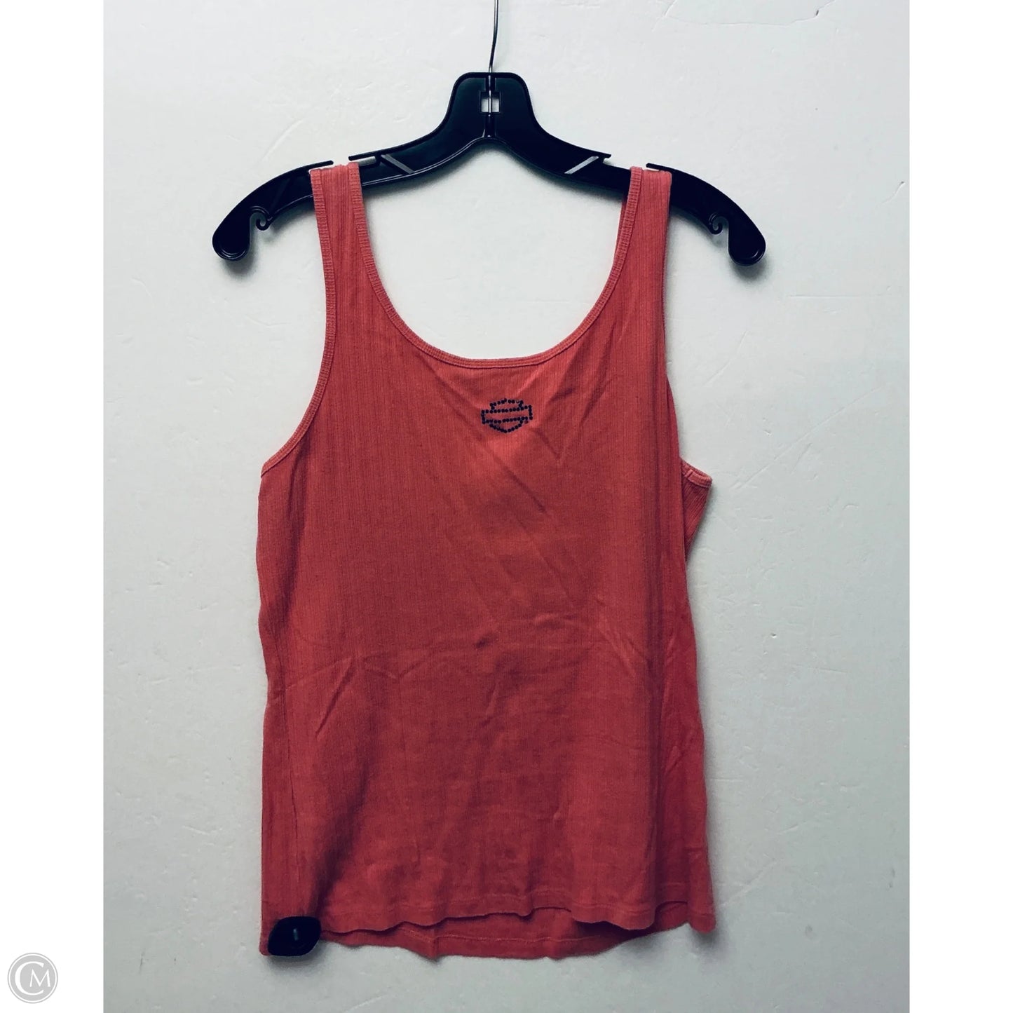 Top Sleeveless Basic By Harley Davidson In Orange, Size: Xl