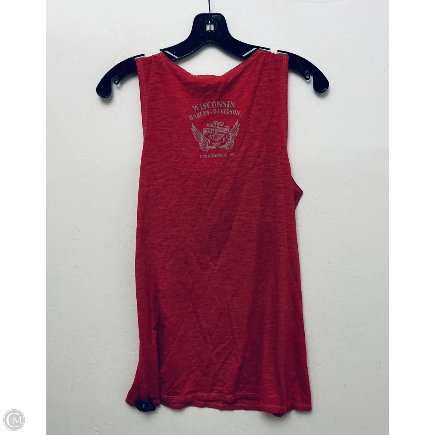 Top Sleeveless Basic By Harley Davidson In Red, Size: Xl
