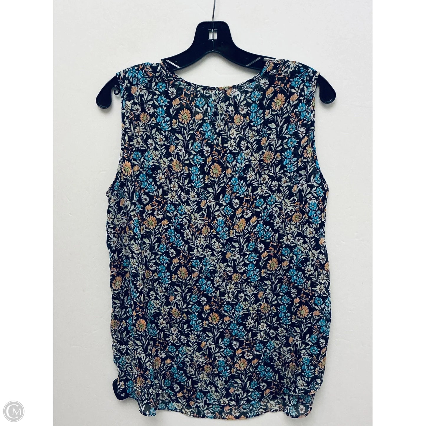 Top Sleeveless By Clothes Mentor In Floral Print, Size: M