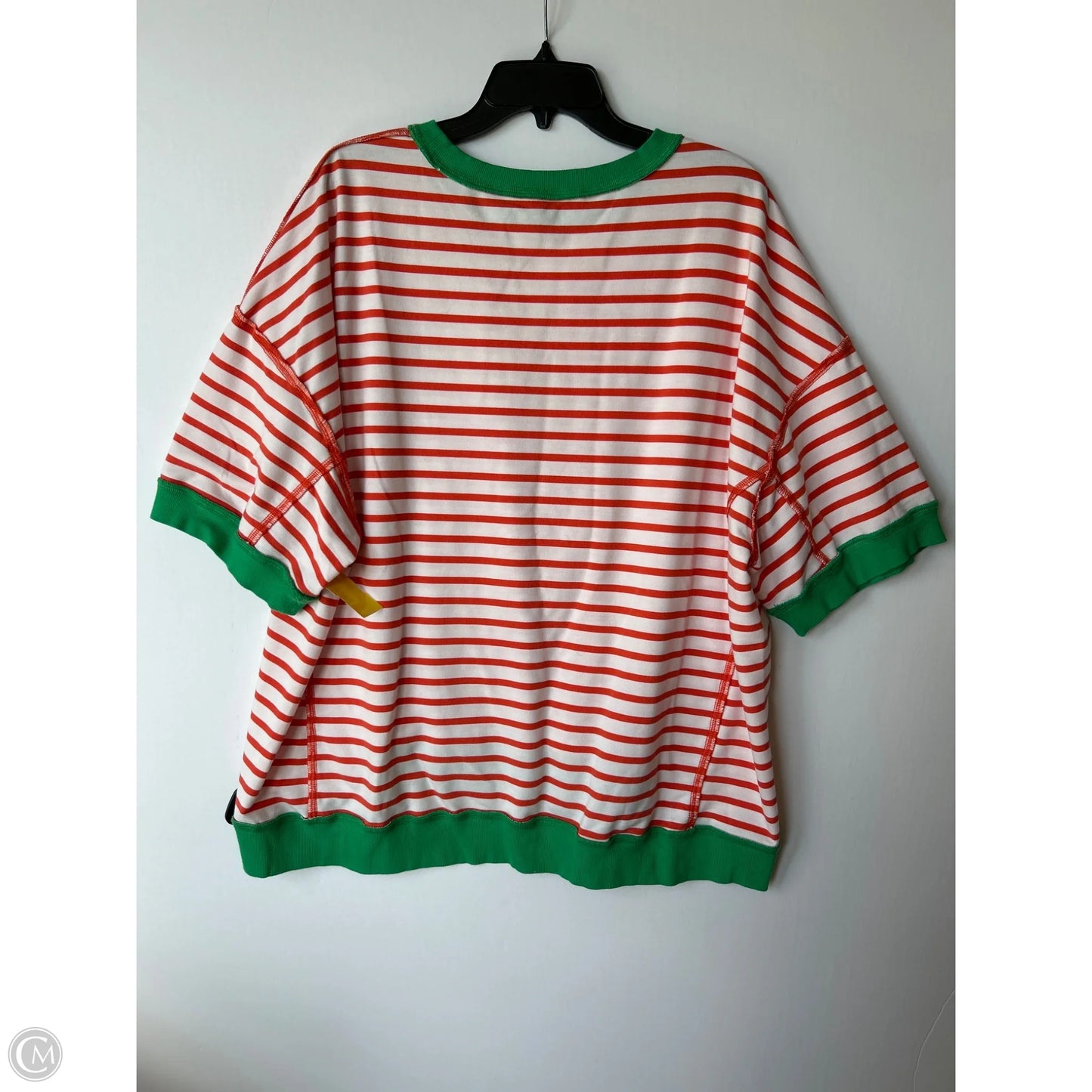 Top Short Sleeve By Clothes Mentor In Striped Pattern, Size: Xl