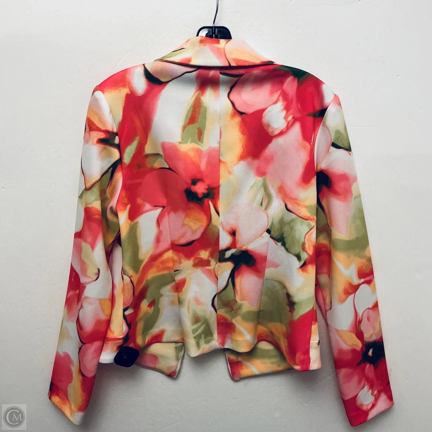 Blazer By Frank Lyman In Floral Print, Size: L